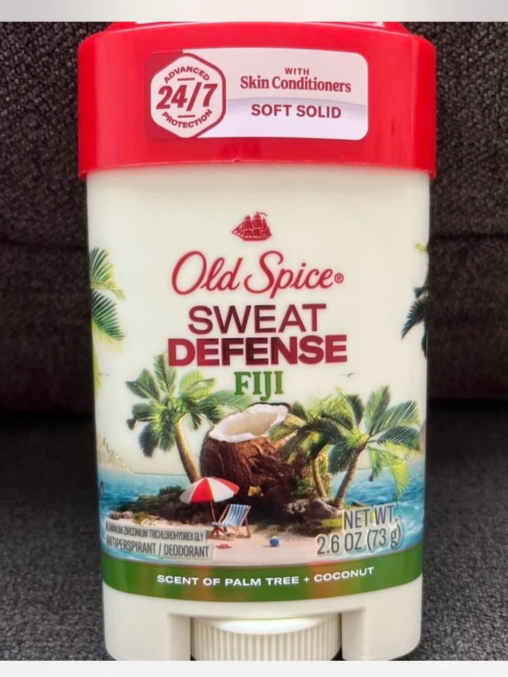 Old Spice Sweat Defense Antiperspirant Deodorant - Fiji Scent, Red & White